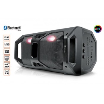 Акустична система Real-El (EL121600007)  50 Вт • кількість каналів: 1.0 • кількість смуг: 2 • частотний діапазон: 40-22000 Гц • Bluetooth: Bluetooth 4.2