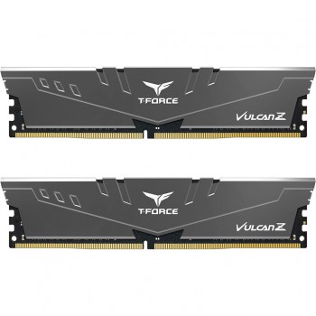 Пам'ять DDR4 16GB (2x8GB) 3600 Team Vulcan Z Grey C18-22-22-42 набор из 2-х модулей (TLZGD416G3600HC18JDC01)