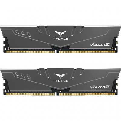 Пам'ять DDR4 16GB (2x8GB) 3600 Team Vulcan Z Grey C18-22-22-42 набор из 2-х модулей (TLZGD416G3600HC18JDC01)