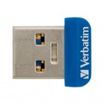 флеш USB 16GB Store 'n' Stay NANO Blue USB 3.0 Verbatim (98709)