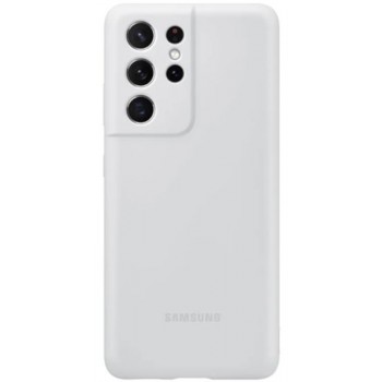 Чохол Silicone Cover Samsung Galaxy S21 Ultra Light Gray (EF-PG998TJEGRU) Samsung
