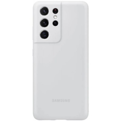 Чохол Silicone Cover Samsung Galaxy S21 Ultra Light Gray (EF-PG998TJEGRU) Samsung