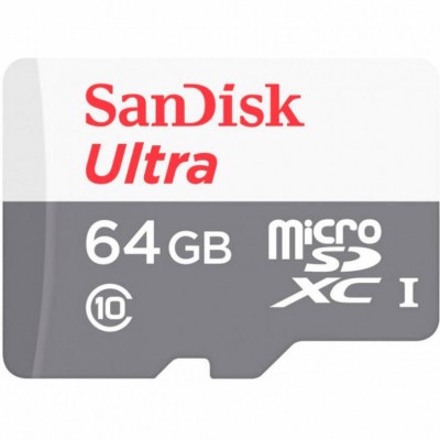 Карта пам'яті 64GB microSD class 10 Ultra Light SANDISK (SDSQUNR-064G-GN3MN)