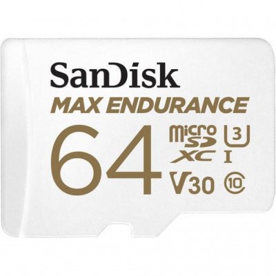Карта пам'яті 64GB microSDXC class 10 UHS-I U3 Max Endurance SANDISK (SDSQQVR-064G-GN6IA)