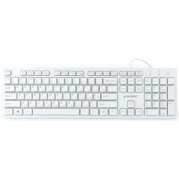 Клавиатура Gembird KB-MCH-03-W-UA White USB UKR
