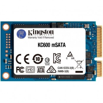 SSD 256GB Kingston KC600 mSATA SATAIII 3D TLC (SKC600MS/256G)