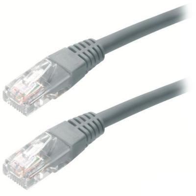 Патч-корд литий Ritar PCR-CU/1G/06137 UTP, RJ45, Cat.5e, 1m, сірий