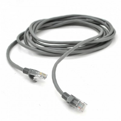 Патч-корд литий Ritar PCR-CU/20G/13086 UTP, RJ45, Cat.5e, 20m, сірий Ritar