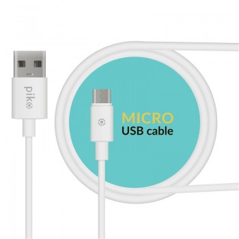 Кабель USB-microUSB 1.2м Piko CB-UM11 White (1283126496172)