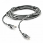 Патч-корд литий 25m PCR-CCA/25G/00227 UTP, RJ45, Cat.5e, сірий