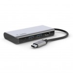 USB-хаб Belkin USB-C 4in1 Multiport Dock (AVC006BTSGY)