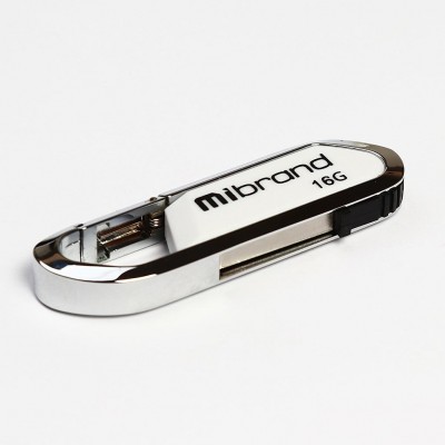 флеш USB 16GB Aligator White USB 2.0 Mibrand (MI2.0/AL16U7W)