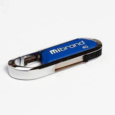 флеш USB 4GB Aligator Blue USB 2.0 Mibrand (MI2.0/AL4U7U)