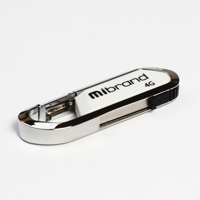 флеш USB 4GB Aligator White USB 2.0 Mibrand (MI2.0/AL4U7W)