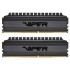 Пам'ять DDR4 16GB (2x8GB) 3600 Patriot Viper Blackout C18-22-22-42 набор из 2-х модулей (PVB416G360C8K)