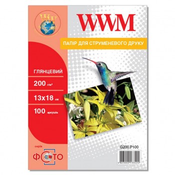 Бумага 13x18 WWM (G200.P100)
