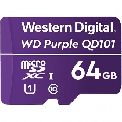 Карта пам'яті 64GB microSDXC class 10 UHS-I Western Digital (WDD064G1P0C)