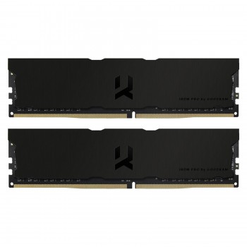 Пам'ять DDR4 32GB (2x16GB) 3600 MHz Iridium Pro Deep Black GoodRAM IRP-K3600D4V64L18/32GDC