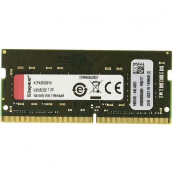 Пам'ять для ноутбука SoDIMM DDR4 16GB 3200 MHz Kingston KCP432SS8/16