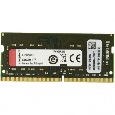 Пам'ять для ноутбука SoDIMM DDR4 16GB 3200 MHz Kingston KCP432SS8/16
