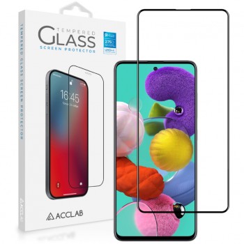 Захисне скло ACCLAB Full Glue для Samsung Galaxy A51 SM-A515 Black (1283126508608)