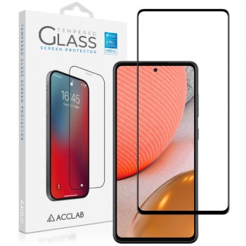Захисне скло ACCLAB Full Glue для Samsung Galaxy A72 SM-A725 Black (1283126510557)