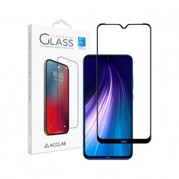 Захисне скло ACCLAB Full Glue для Xiaomi Redmi Note 8 Black (1283126508752)