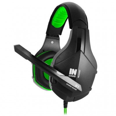 Навушники GEMIX N1 Black-Green Gaming