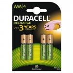 Аккумулятор AAA Duracell Recharge DC2400 Ni-MH AAA/HR03 750 mAh BL 4шт
