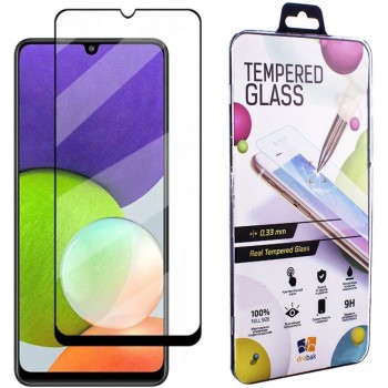 Захисне скло Drobak для Samsung Galaxy A22 SM-A225 Black (494949)