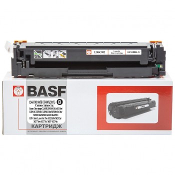 Картридж Canon 045H, 1246C002/CF400X/201X Black (KT-045HBK-U) BASF