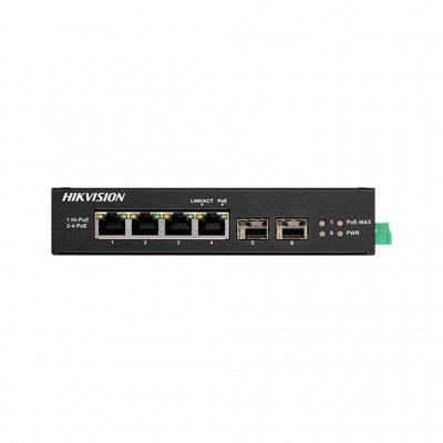 Комутатор HIKVISION DS-3T0506HP-E/HS