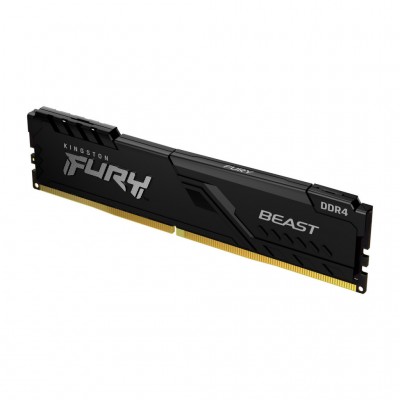 Пам'ять DDR4 16GB 3733 MHz Fury Beast Black HyperX (Kingston Fury) KF437C19BB1/16