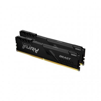 Пам'ять DDR4 32GB (2x16GB) 2666 MHz FURY Beast Black HyperX (Kingston Fury) KF426C16BBK2/32