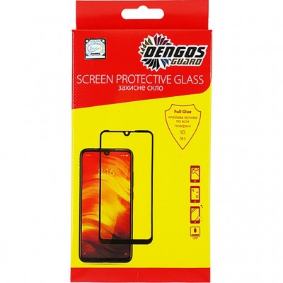 Скло захисне DENGOS Full Glue для POCO X3 Pro (black) (TGFG-175)