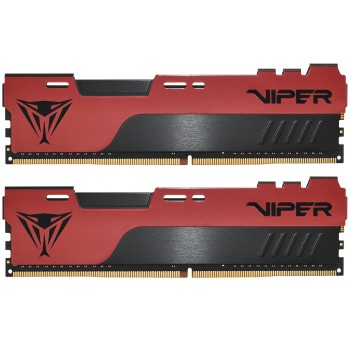Пам'ять DDR4 16GB (2x8GB) 3200 MHz Viper Elite II Red Patriot PVE2416G320C8K