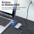 USB-хаб Vention  USB3.1 Type-C --> USB 3.0x4/PD 100W Hub 5-in-1 (TNBHB)