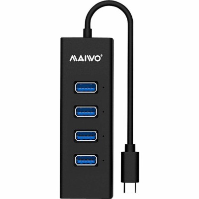 USB-хаб Maiwo USB Type-C to 4х USB3.0 cable 15 cm (KH304C)