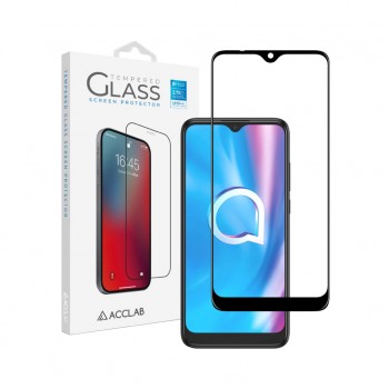 Захисне скло ACCLAB Full Glue для Alcatel 1SE (5030D) Black (1283126509094)