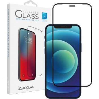 Захисне скло ACCLAB Full Glue для Apple iPhone 12 Black (1283126508219)