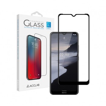 Захисне скло ACCLAB Full Glue для Nokia 2.4 Black (1283126510793)