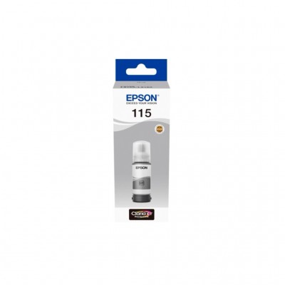 Чорнило 115 EcoTank Grey ink bottle Epson (C13T07D54A)