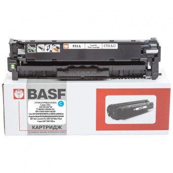 Картридж HP CC531A/CF381A/CE411A, Canon 118/318/418/718 Cya (BASF-KT-CC531A-U) BASF