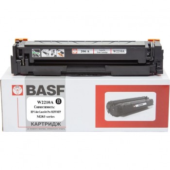 Картридж HP CLJ M255, MFP M282/M283 W2210A Black (BASF-KT-W2210A-WOC) BASF