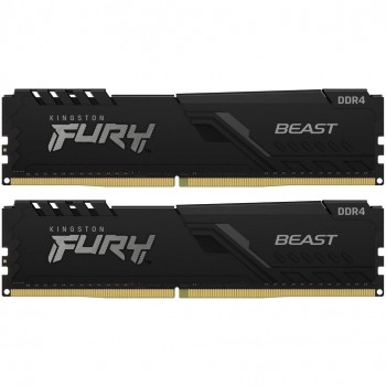 Пам'ять DDR4 2x16GB/3600 Kingston Fury Beast Black (KF436C18BBK2/32)