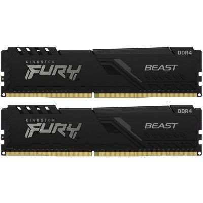 Пам'ять Kingston 64Gb DDR4 3200MHz Fury Beast 2x32 KF432C16BBK2/64