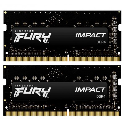 Пам'ять для ноутбука SO-DIMM 2x8GB/2666 DDR4 Kingston Fury Impact (KF426S15IBK2/16)