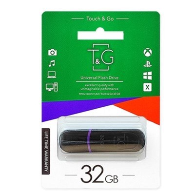 флеш USB USB 32GB T&G 012 Classic Series Black (TG012-32GBBK)