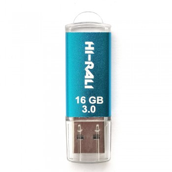 флеш USB USB3.0 16GB Hi-Rali Rocket Series Blue (HI-16GB3VCBL)