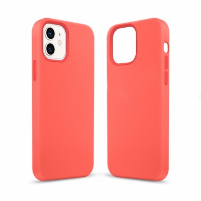 Чохол Apple iPhone 12/12 Pro Premium Silicone Pink Citru (MCLP-AI12/12PPC) MakeFuture